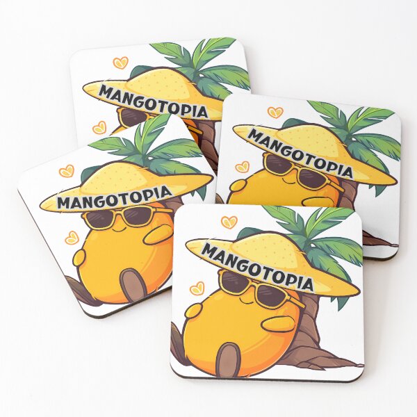 Item preview, Mangotopia: A Juicy Paradise of Mango Puns designed and sold by Pannyyy.