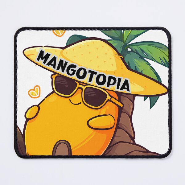 Item preview, Mangotopia: A Juicy Paradise of Mango Puns designed and sold by Pannyyy.