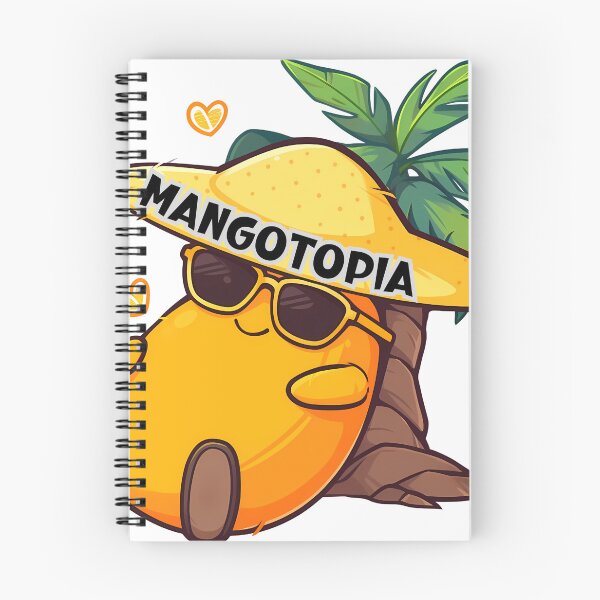 Item preview, Mangotopia: A Juicy Paradise of Mango Puns designed and sold by Pannyyy.