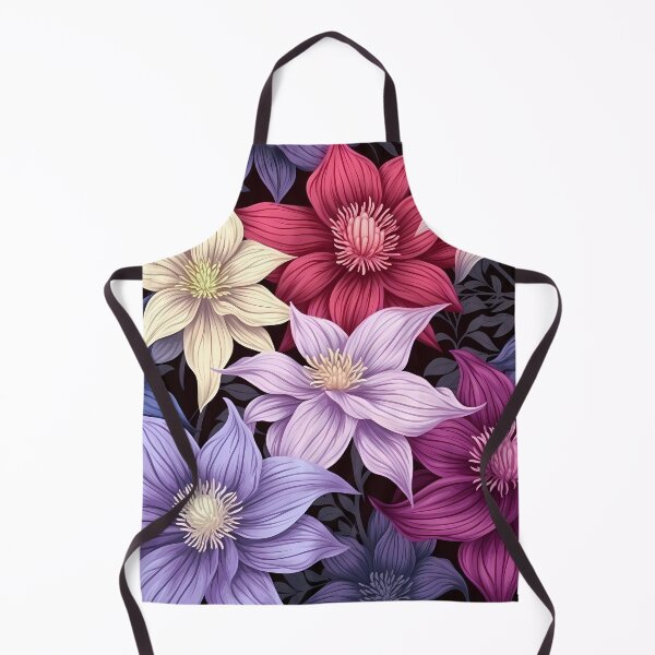 Item preview, Floral Pattern - Clematis designed and sold by MTJ-Mushrooms.