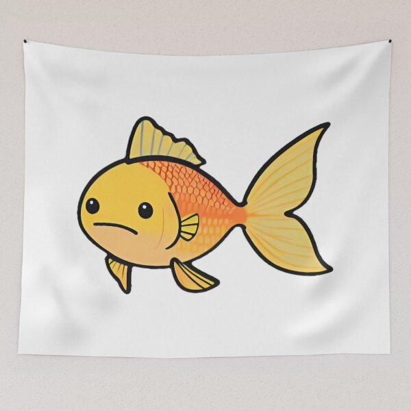 Item preview, sad goldfish designed and sold by marjard.