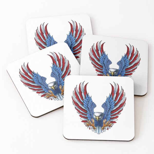 Item preview, American Flag Eagle art wall decor designed and sold by ridhifashion.