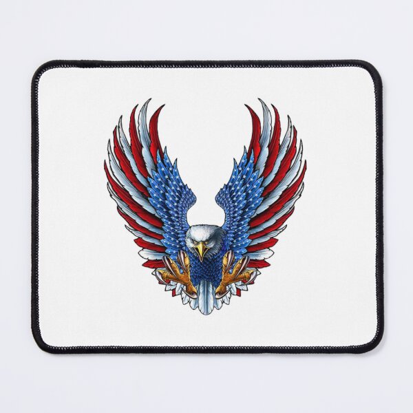 Item preview, American Flag Eagle art wall decor designed and sold by ridhifashion.