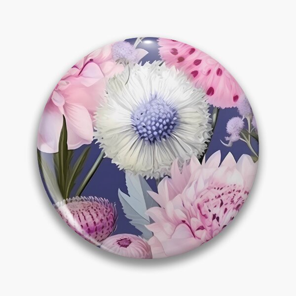 Artikelvorschau, Floral Pattern - Scabiosa entworfen und verkauft von MTJ-Mushrooms.