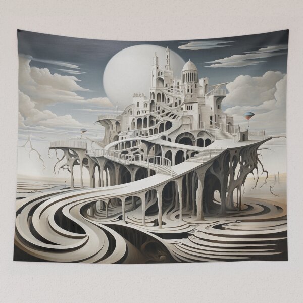 Item preview, Nihilistic Mont Saint-Michel designed and sold by AI-G-I-.