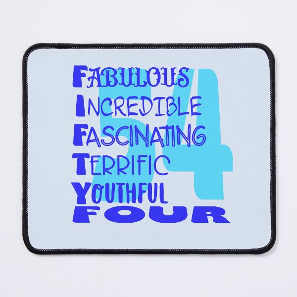 Item preview, 54 and fabulous designed and sold by giftfromheart.