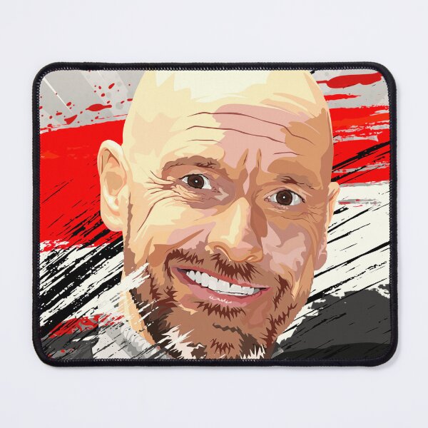 Item preview, Erik Ten Hag Man Utd Celebration Flag Abstract Illustration Portrait designed and sold by VibesAndVision.