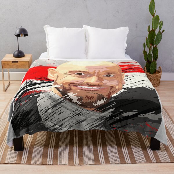Item preview, Erik Ten Hag Man Utd Celebration Flag Abstract Illustration Portrait designed and sold by VibesAndVision.