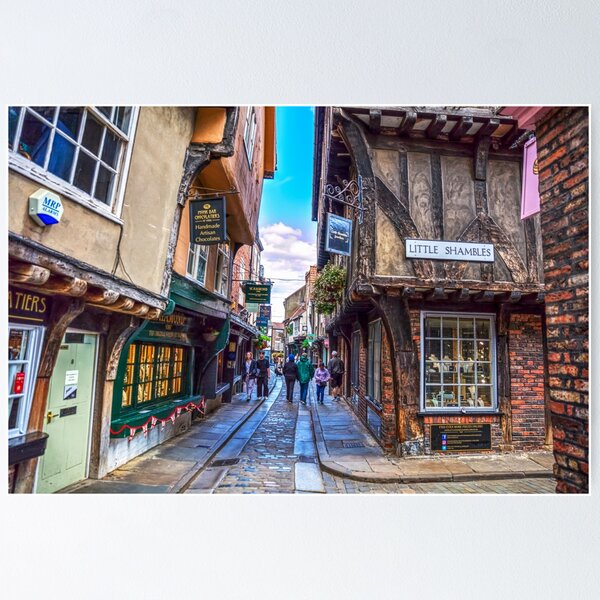Item preview, York city, Little Shambles, Cityscape designed and sold by Paul Thompson Photography.