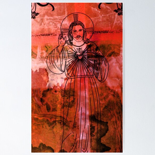 Item preview, Sacred Heart Of Jesus Image designed and sold by alabca.