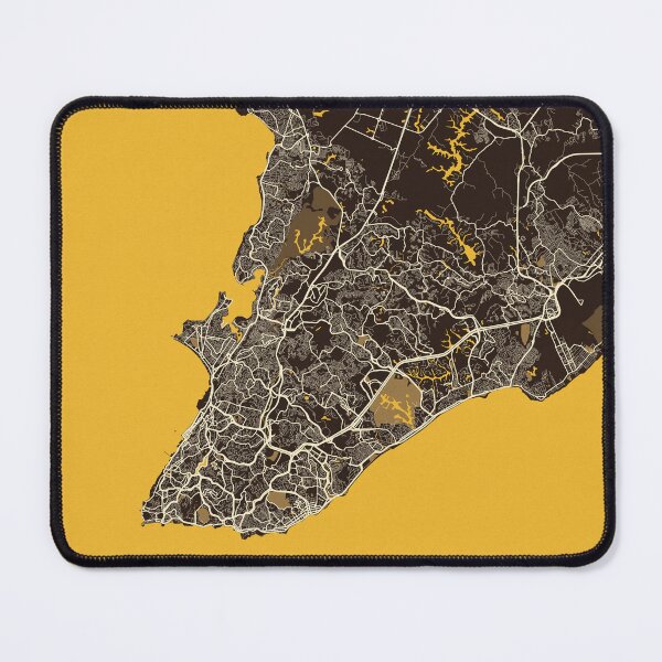 Item preview, Salvador City Map of Brazil - Pastel designed and sold by deMAP.