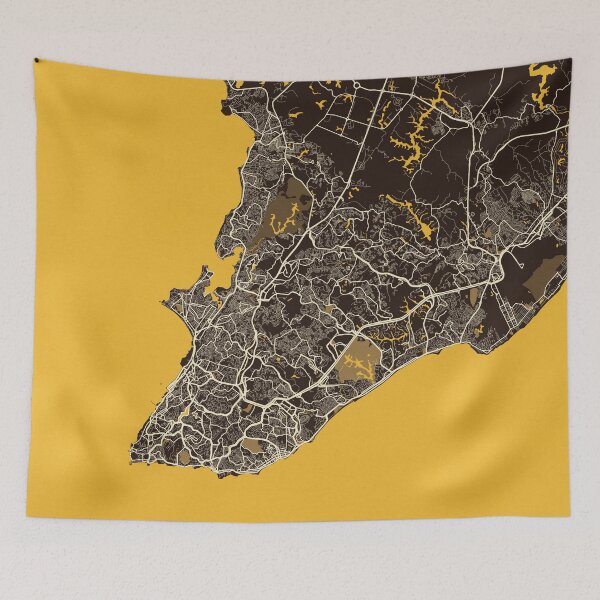Item preview, Salvador City Map of Brazil - Pastel designed and sold by deMAP.