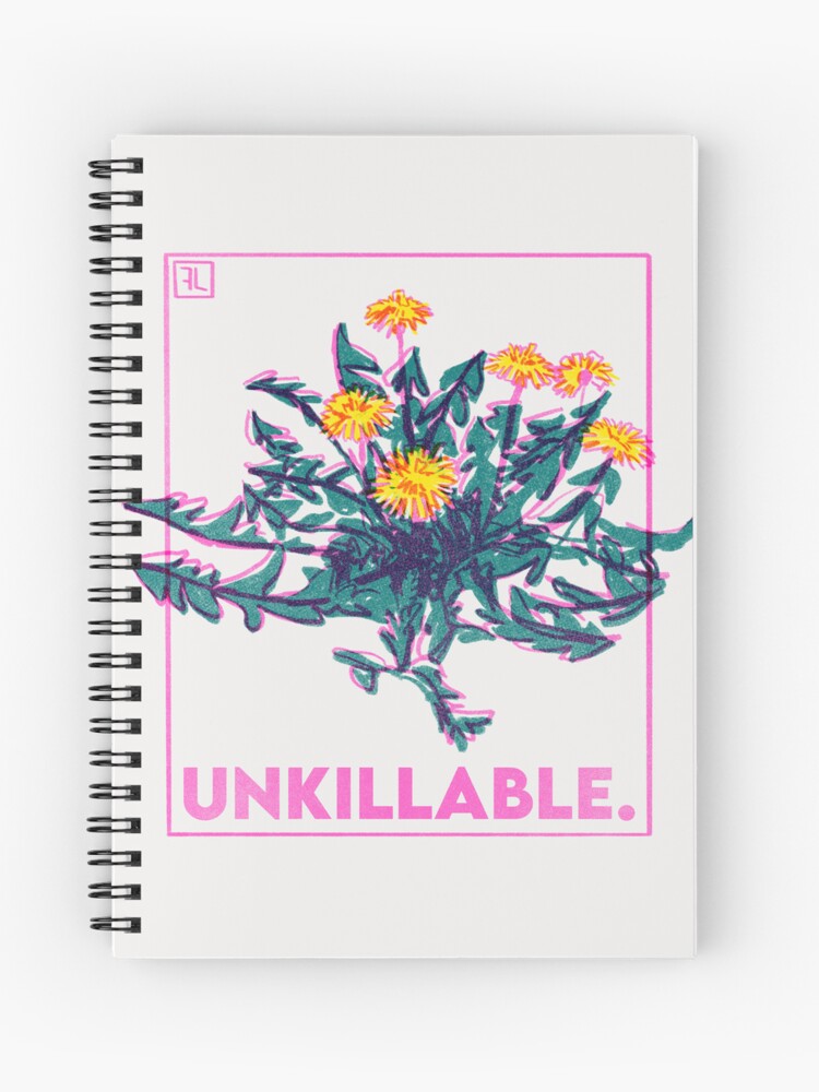 Thumbnail 1 of 3, Spiral Notebook, unkillable designed and sold by ryegardens.