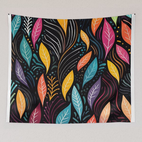Item preview, Artistic hand painted abstract stripes and dots 03 designed and sold by UnaWu533.