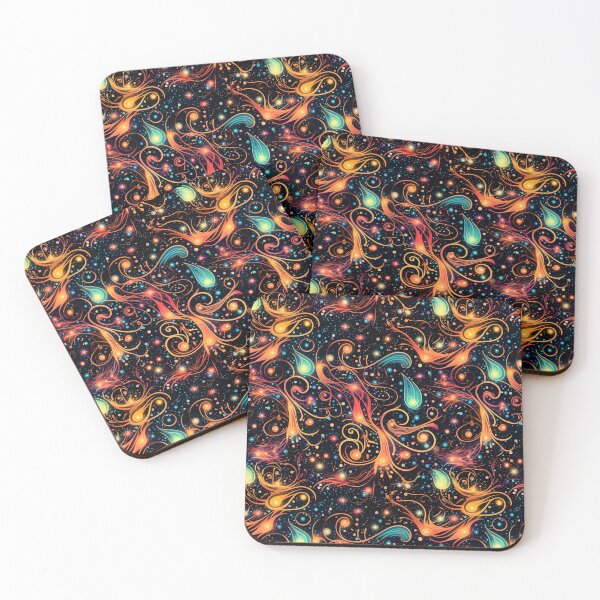 Item preview, Aesthetic Glowing Flow Pattern designed and sold by MythicPrompts.