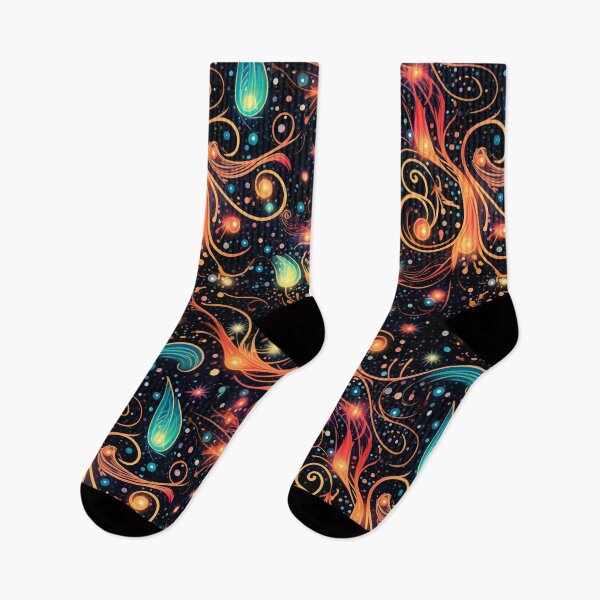 Item preview, Aesthetic Glowing Flow Pattern designed and sold by MythicPrompts.