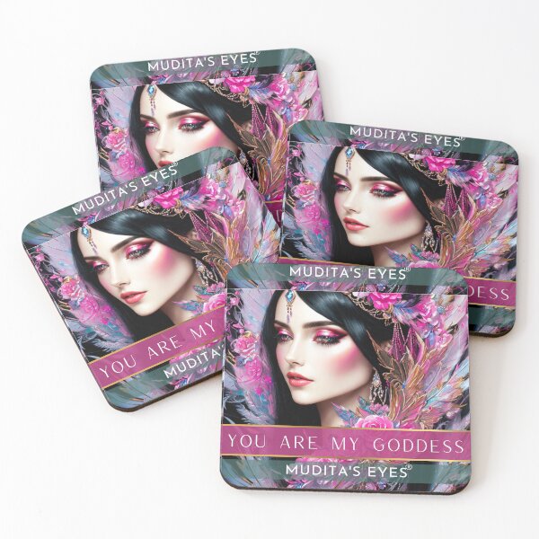 Item preview,   Magnetic "You are my goddess" Beautiful Goddess Divine Feminine Sticker designed and sold by MuditasEyes.