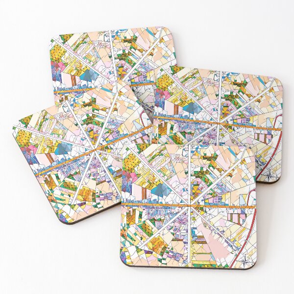 Item preview, Nowosolna Mosaic Map designed and sold by Nowosolnianka.