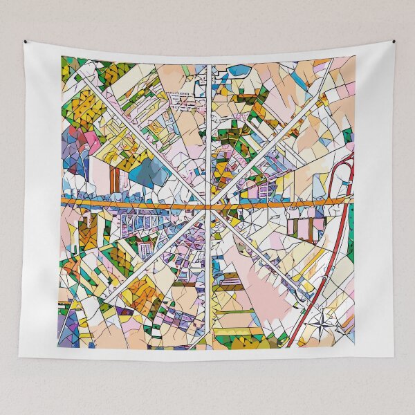 Item preview, Nowosolna Mosaic Map designed and sold by Nowosolnianka.