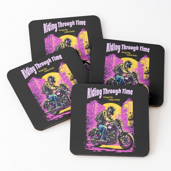 Item preview, Riding Through Time: Vintage Vibe, Endless Thrills! designed and sold by IcalsaidArt.