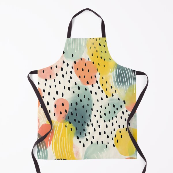 Item preview, Artistic hand painted abstract stripes and dots 04 designed and sold by UnaWu533.