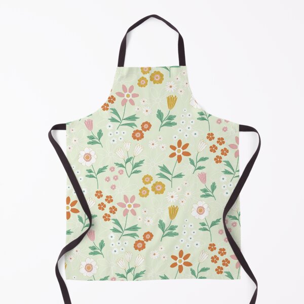 Item preview, Anemone flowers pattern green background designed and sold by Colorblizz.
