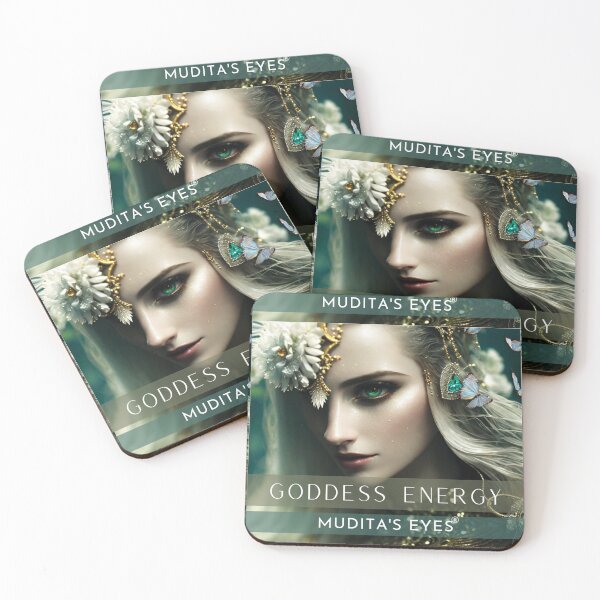 Item preview, Mystic "Goddess Energy" Beautiful Goddess Divine Feminine Sticker designed and sold by MuditasEyes.