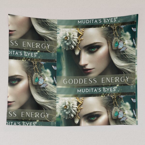 Item preview, Mystic "Goddess Energy" Beautiful Goddess Divine Feminine Sticker designed and sold by MuditasEyes.