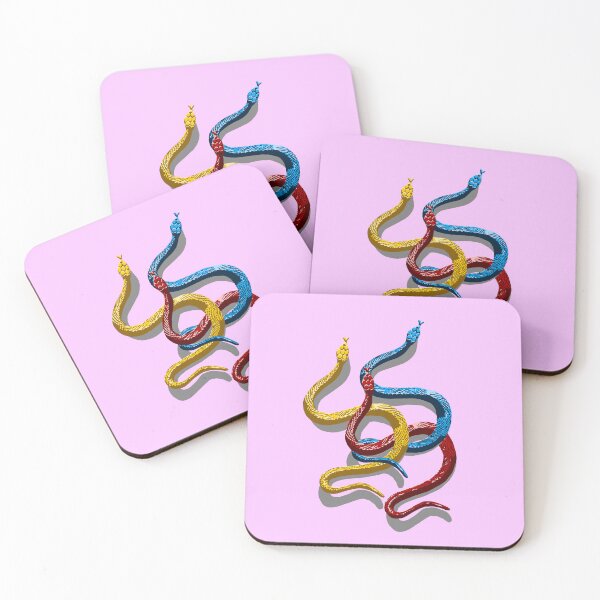 Item preview, Yellow Red and Blue Snakes designed and sold by JaymieMetz.