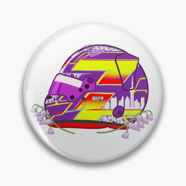 Item preview, Zhou Guanyu 2023 Helmet With Flowers designed and sold by OriDraws.