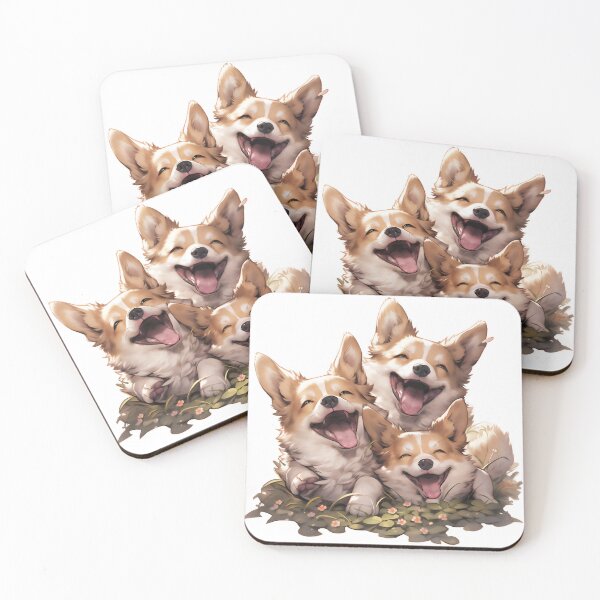 Item preview, Corgi friends designed and sold by CrittersHub.