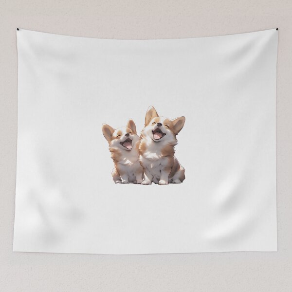 Item preview, Corgi friends designed and sold by CrittersHub.