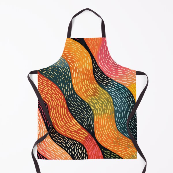 Item preview, Artistic hand painted abstract stripes and dots 06 designed and sold by UnaWu533.