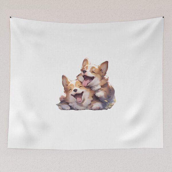 Item preview, Corgi friends designed and sold by CrittersHub.