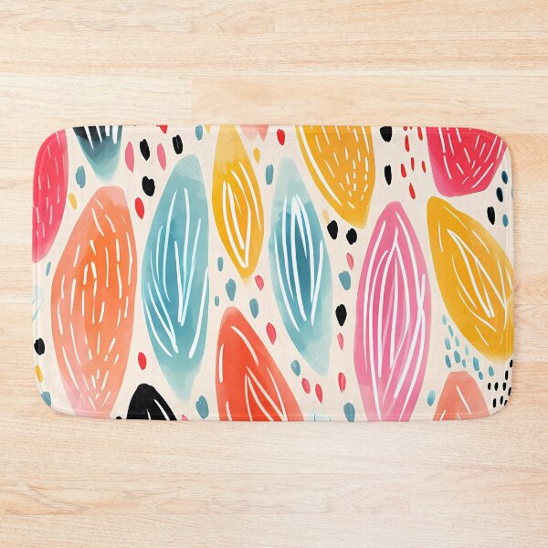 Item preview, Artistic hand painted abstract stripes and dots 07 designed and sold by UnaWu533.