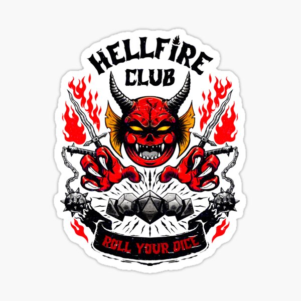 Item preview, Stranger Things: Hellfire Club Tribute  designed and sold by EvilNeverWins.
