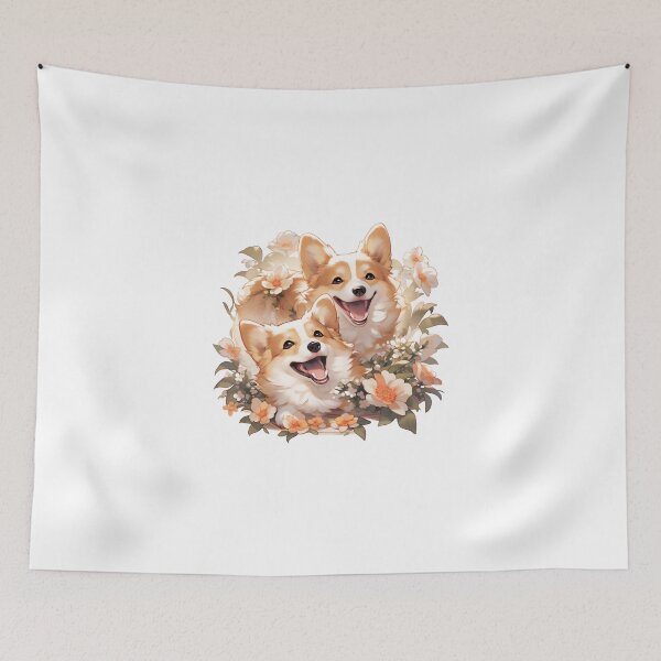 Item preview, Corgi friends designed and sold by CrittersHub.