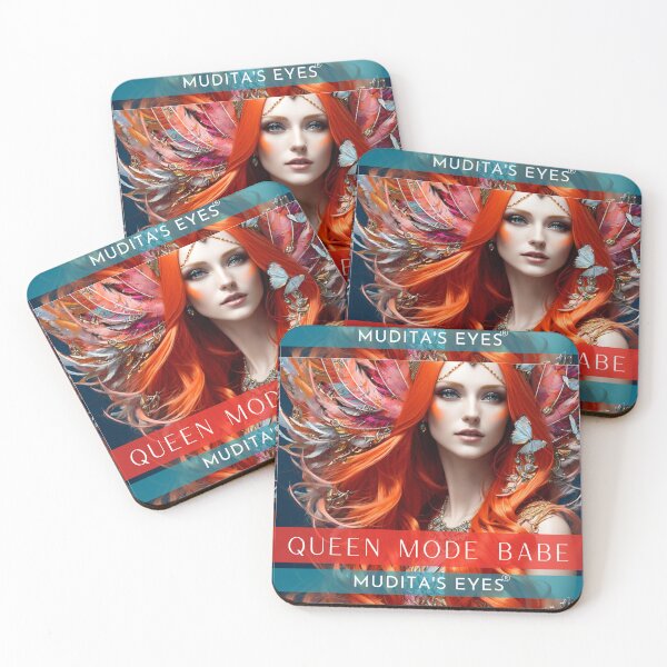 Item preview,  Mystic "Queen Mode Babe" Beautiful Goddess Divine Feminine Sticker designed and sold by MuditasEyes.