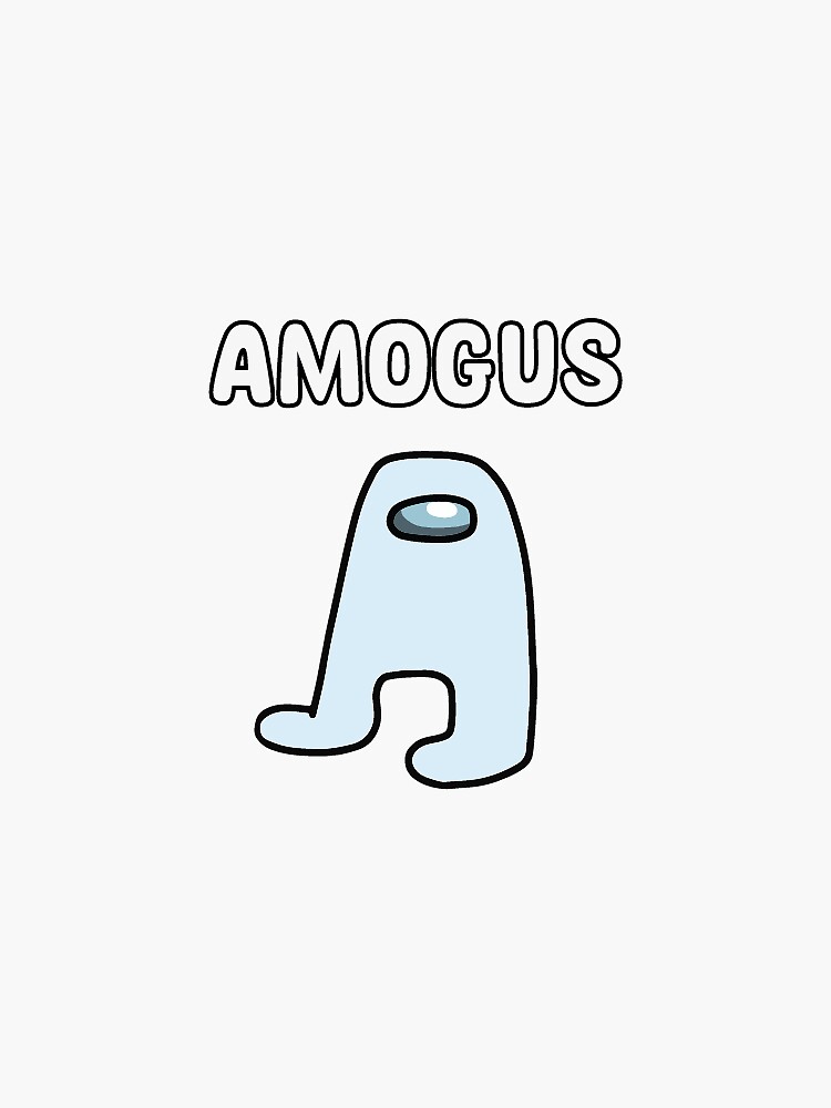 Among Us Imposter Funny Meme Gaming Design Sticker for Sale by