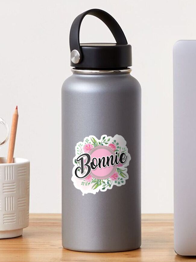 Bonnie - Floral Bouquet, Sticker White