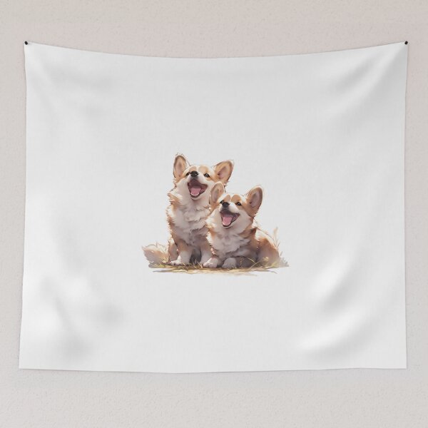 Item preview, Corgi friends designed and sold by CrittersHub.