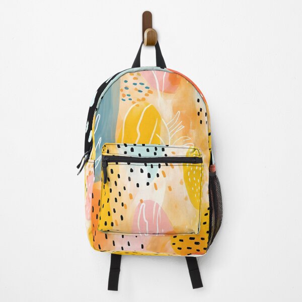 Item preview, Artistic hand painted abstract stripes and dots 08 designed and sold by UnaWu533.