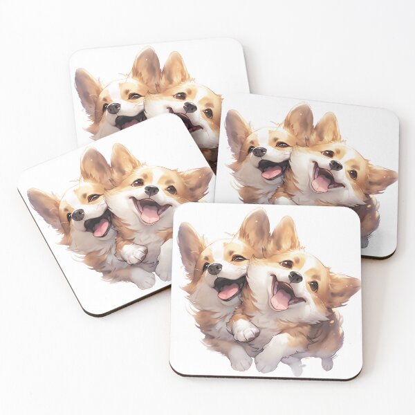Item preview, Corgi friends designed and sold by CrittersHub.