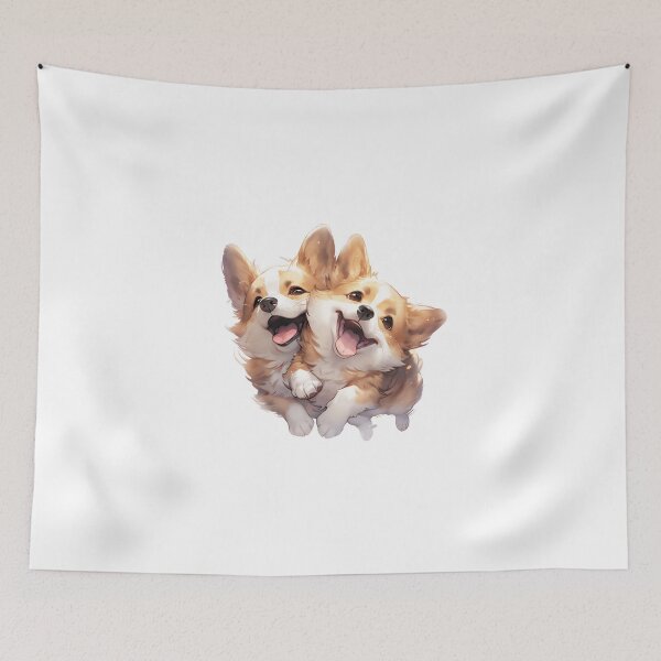Item preview, Corgi friends designed and sold by CrittersHub.