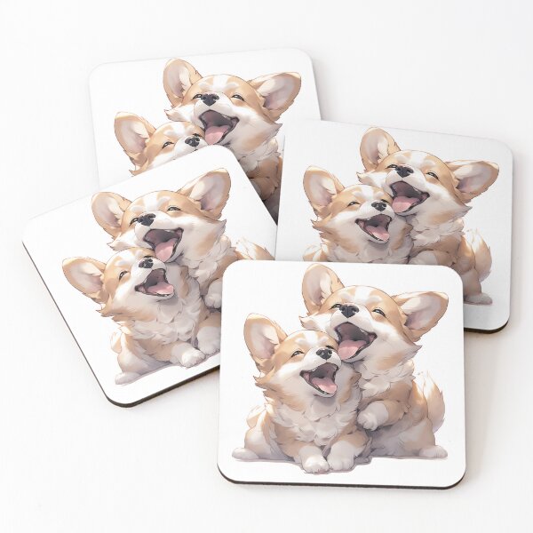 Item preview, Corgi friends designed and sold by CrittersHub.