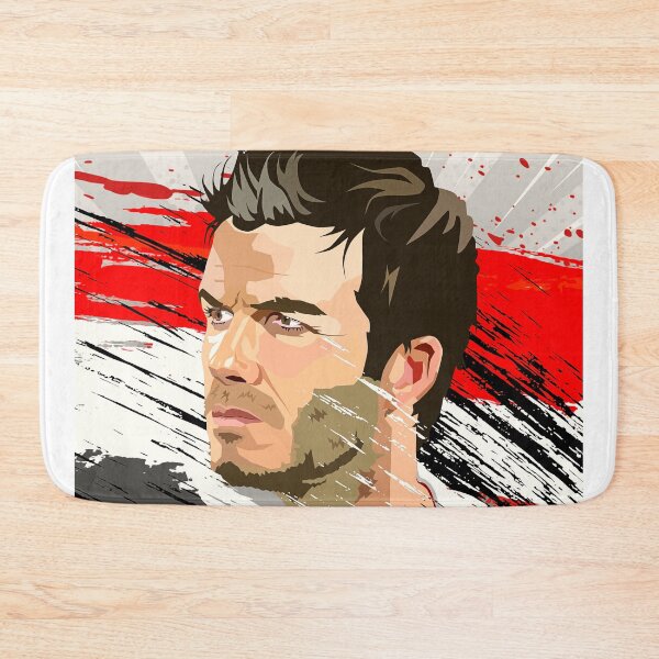 Item preview, Beckham Man Utd Celebration Flag Abstract Illustration Portrait designed and sold by VibesAndVision.