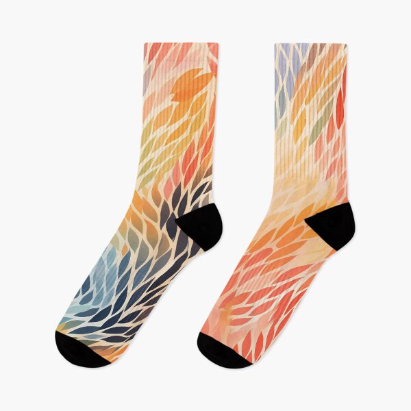 Item preview, Artistic hand painted abstract stripes and dots 09 designed and sold by UnaWu533.