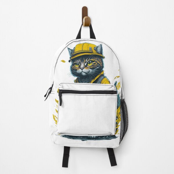 Item preview, Construction worker cat of the future | Bali Color | Cat lovers merch designed and sold by MaFleiva.