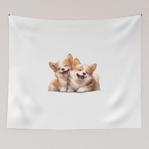 Item preview, Corgi friends designed and sold by CrittersHub.