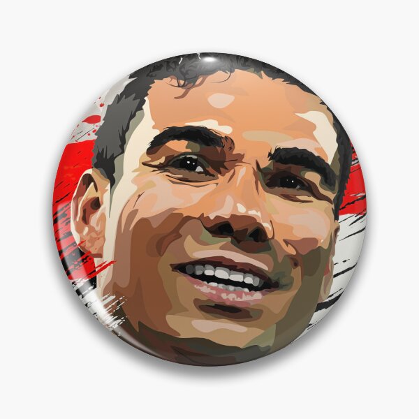 Item preview, Casemiro Man Utd Celebration Flag Abstract Illustration Portrait designed and sold by VibesAndVision.